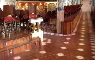 suelo rústico interior